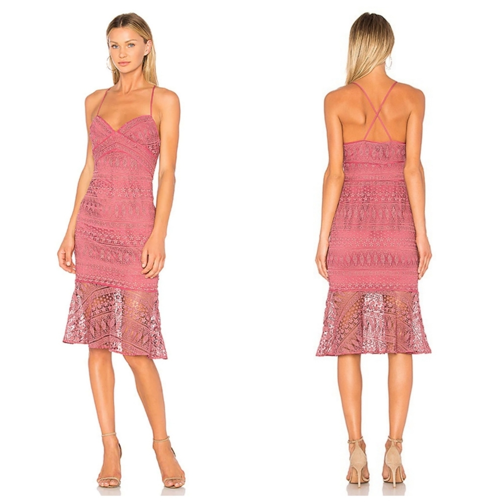 LIKELY Darby dress in dusty lavender